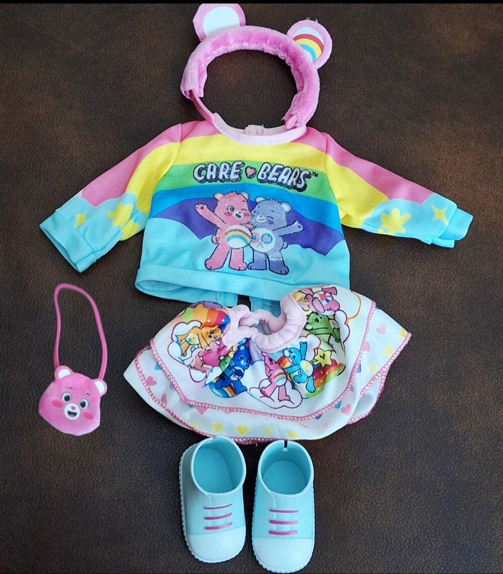 My Life As Care Bears 18" Doll Fashion Outfit Set Top Skirt Shoes Purse
